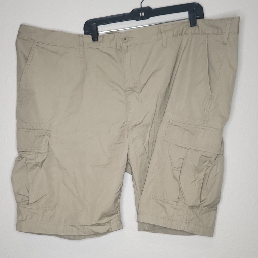 Levi's Tan Cargo Shorts Casual Cotton Blend